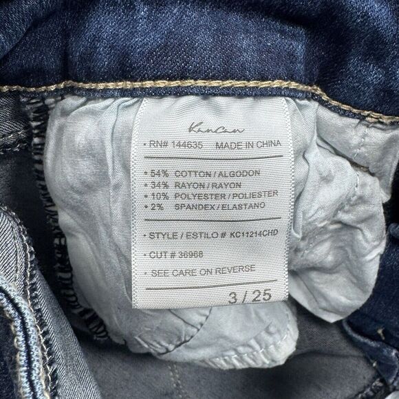 Kancan Jeans Juniors 3/25 Skinny Blue Denim Stretch Measures 25 x 28 - Picture 4 of 9